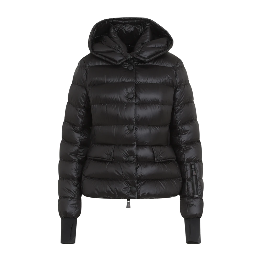 Moncler Svart Vinterjacka för Kvinnor Black, Dam