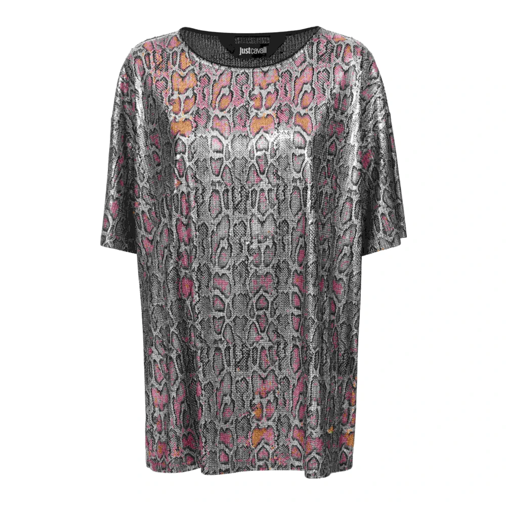 Roberto Cavalli Stijlvolle T-shirts en Polos Multicolor Dames