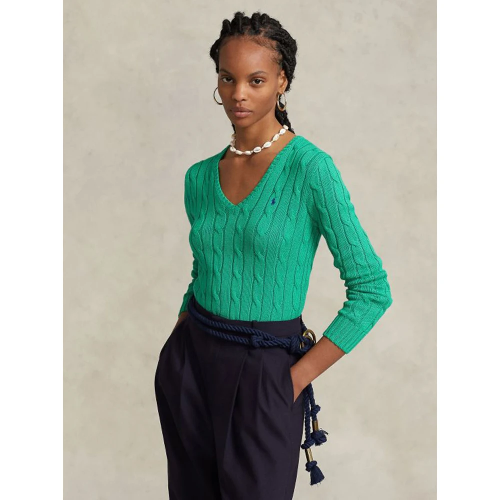 Polo Ralph Lauren Preppy Groene Pullover Green Dames