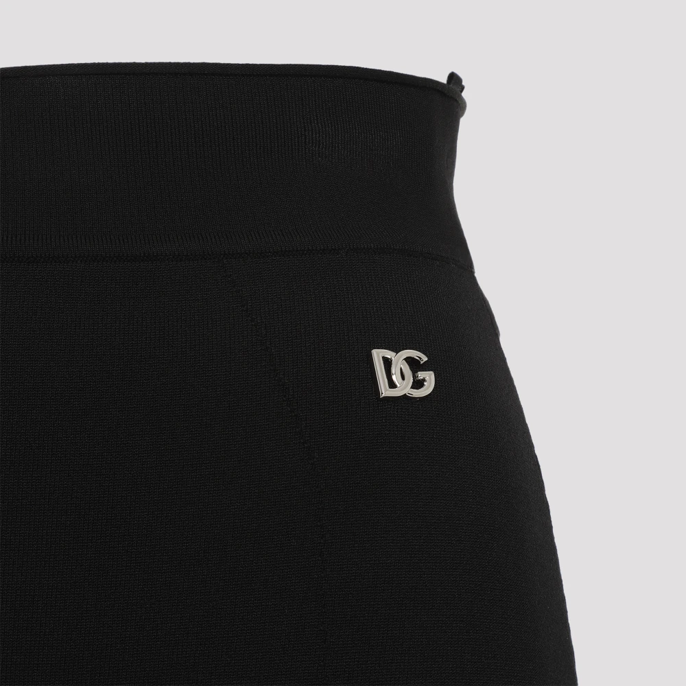 Dolce & Gabbana Zwarte Mini Rok Black Dames