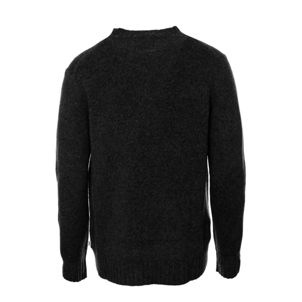 Nn07 Gebreide trui met ronde hals Black Heren