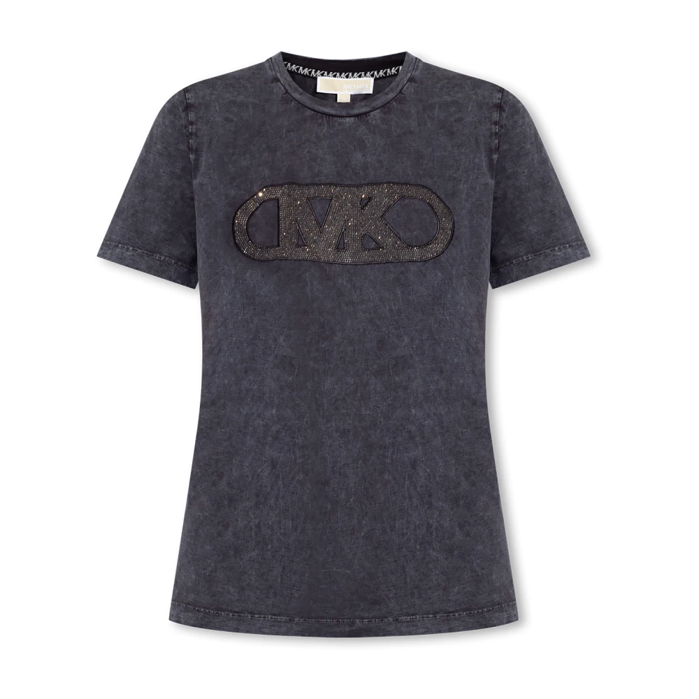 Michael Kors T-shirt met logo Gray Dames