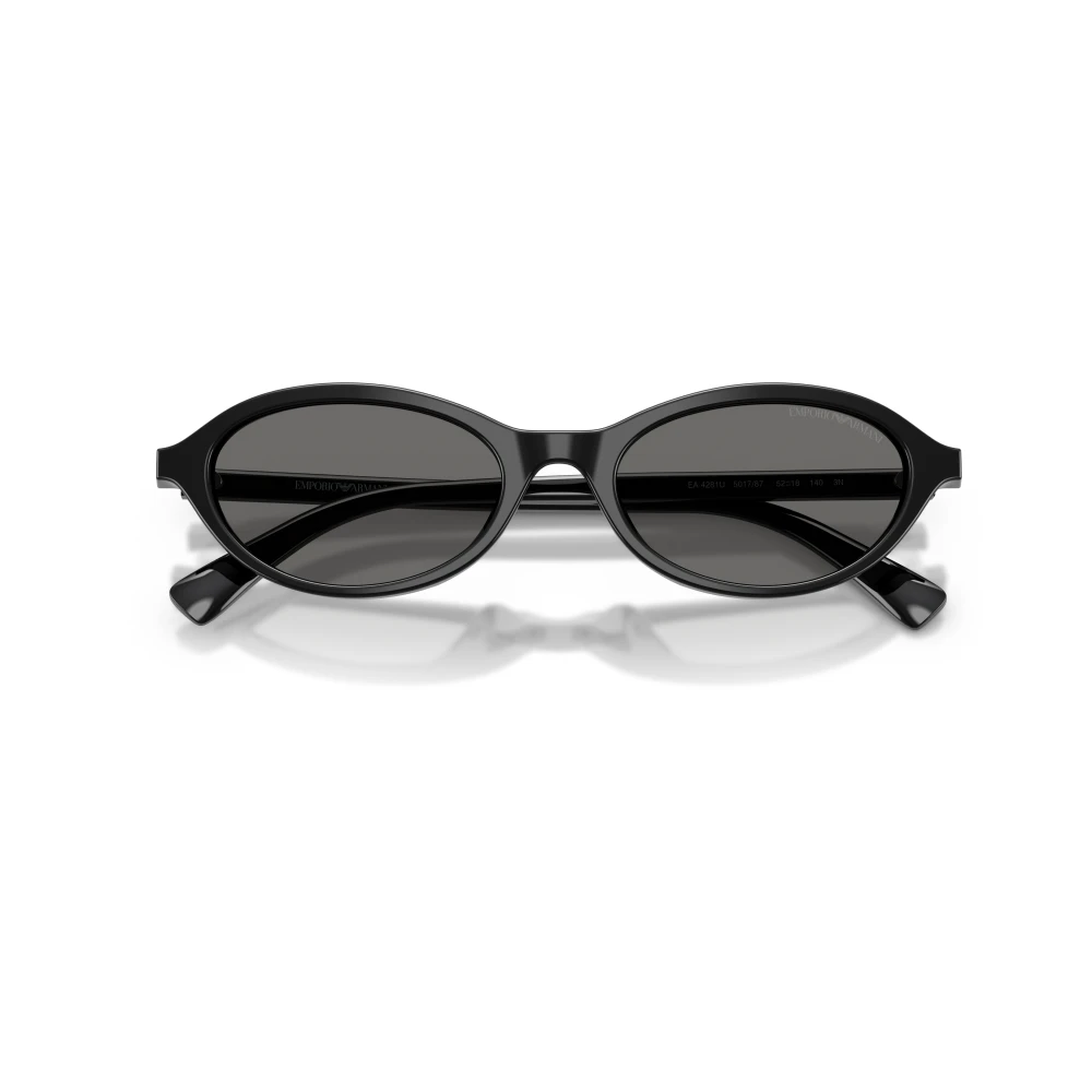 Emporio Armani , Sunglasses, Female, Black, 52 Mm, Ea4281u Oval Sunglasses - Image 3