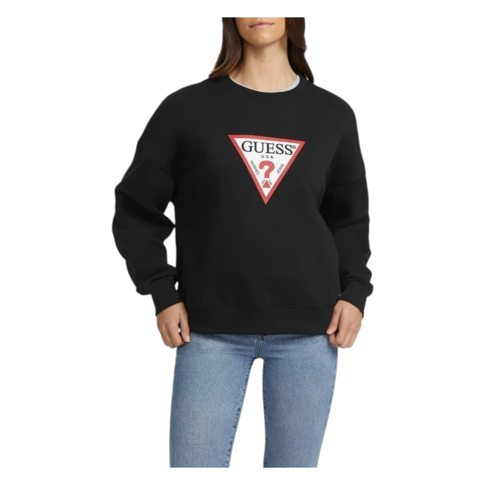 Guess Sweatshirt - Female - Sweatshirts - Black - S - Sweatshirts & Hoodies