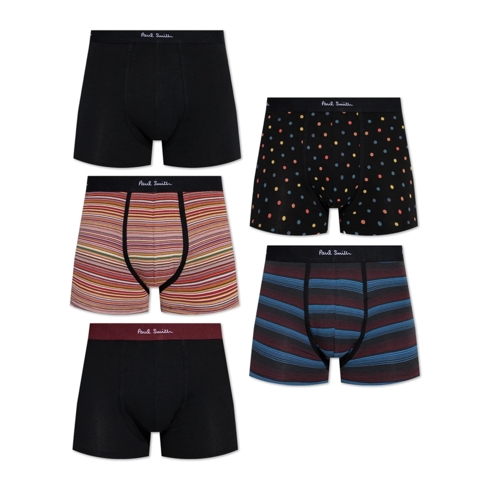 Paul Smith Herr Multicolor Underkläder L, Bomull, Trunk - 5-Pack