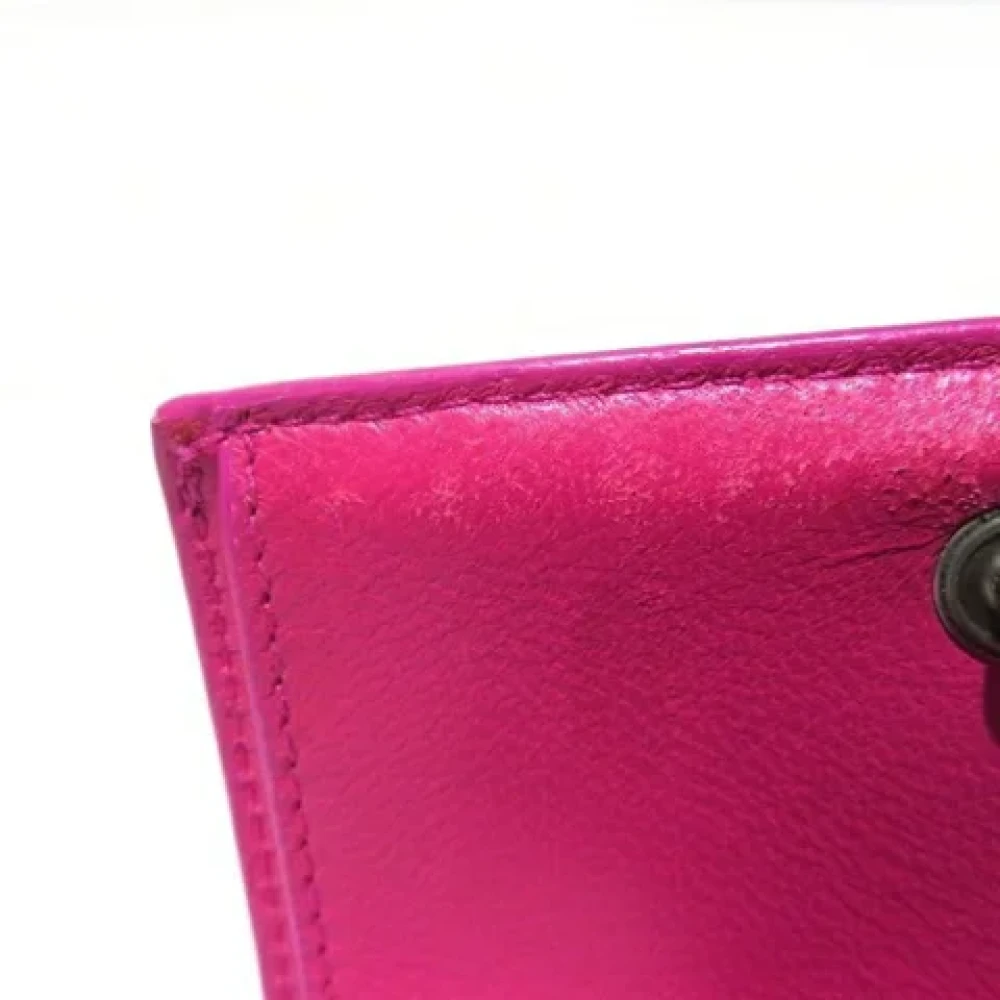 Balenciaga Vintage Pre-owned Leather wallets Pink Dames