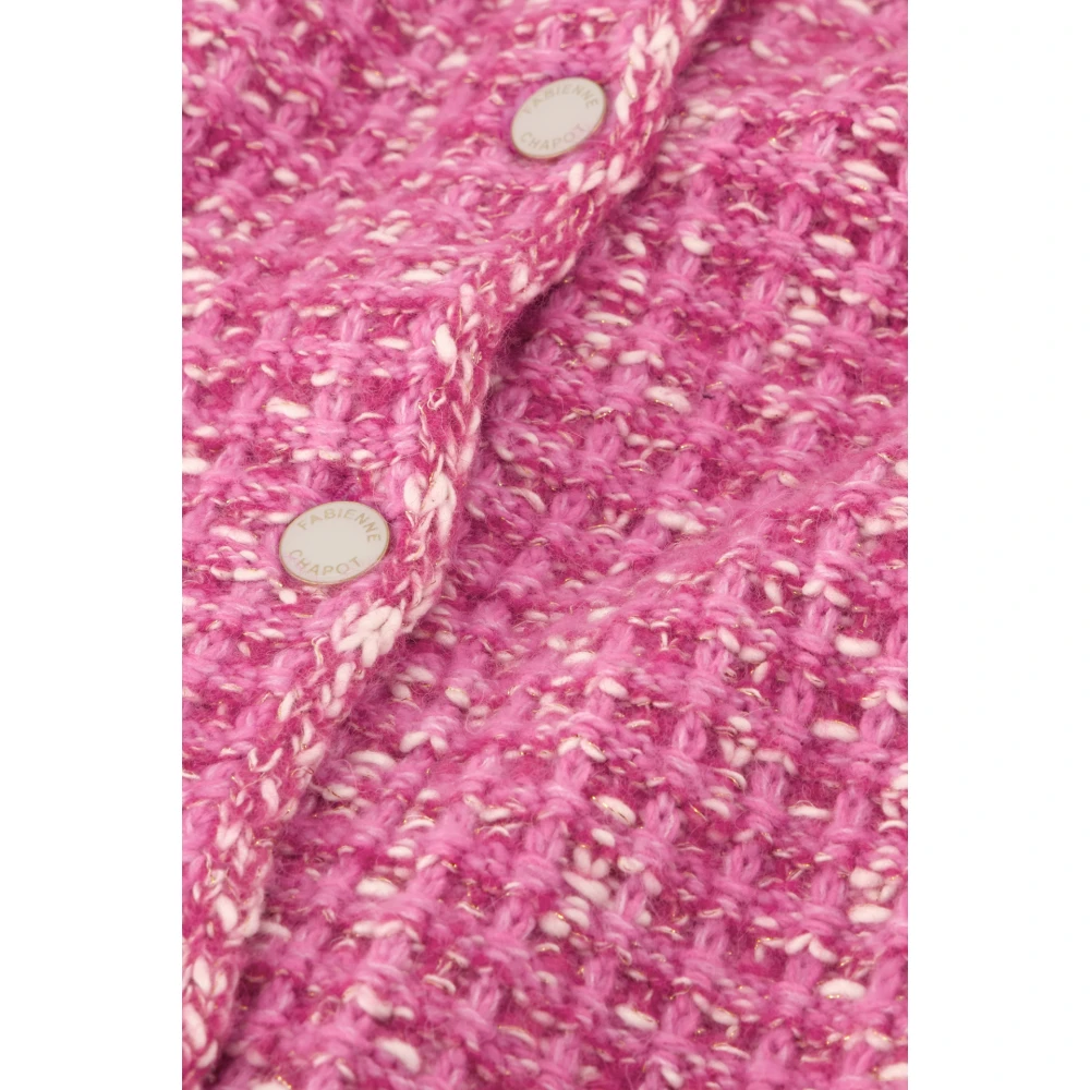 Fabienne Chapot Tweed Cardigan voor Heren Pink Dames