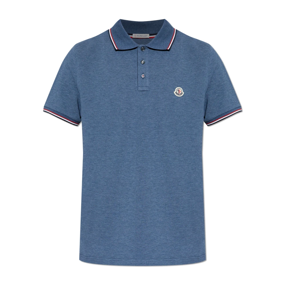 Moncler Herren Blau Polo Shirts