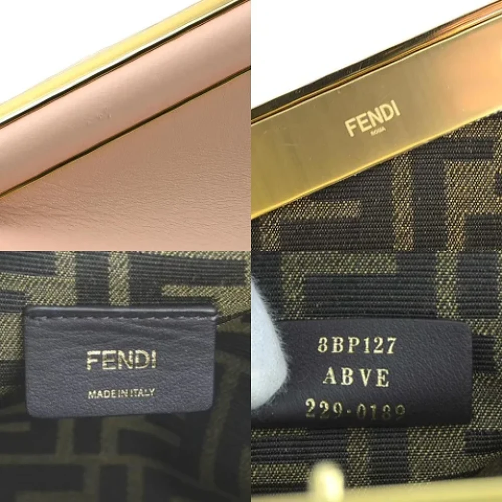 Fendi Vintage Pre-owned Leather fendi-bags Pink Dames