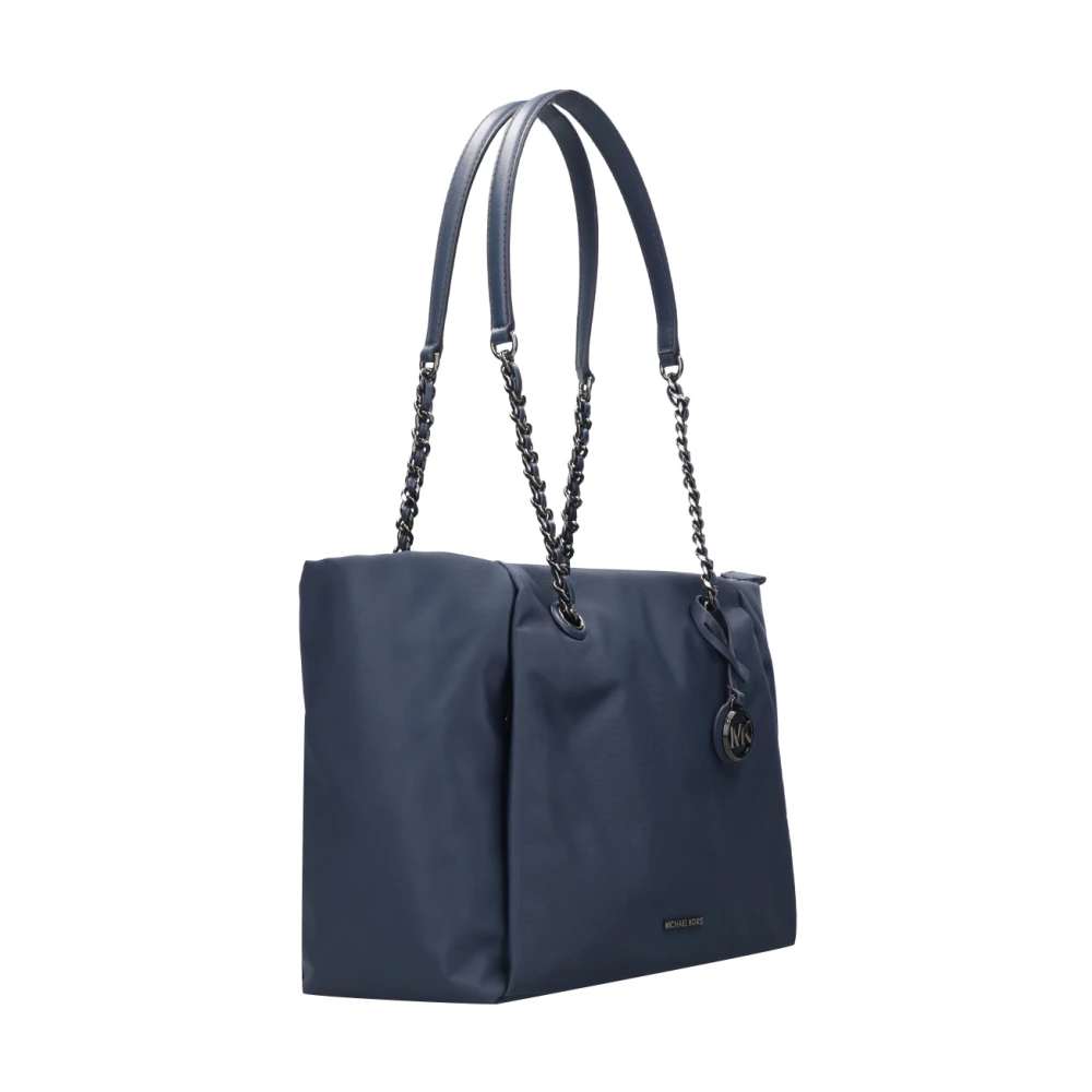 Michael Kors Blauwe Technische Stoffen Modetas Blue Dames