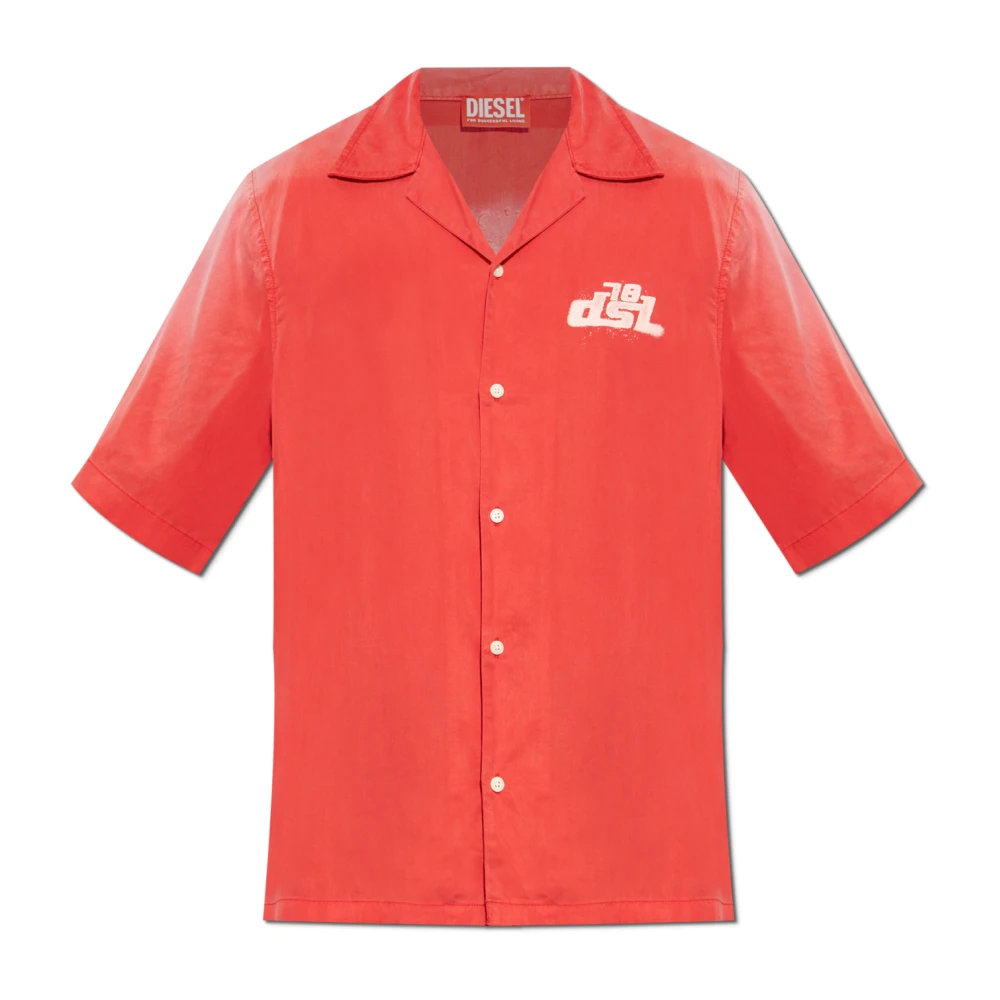 Shirts > Short Sleeve Shirts - - Diesel - Modalova