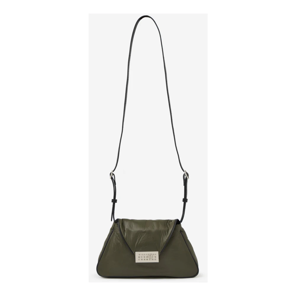 MM6 Maison Margiela Stijlvolle leren tassen voor vrouwen Green Dames