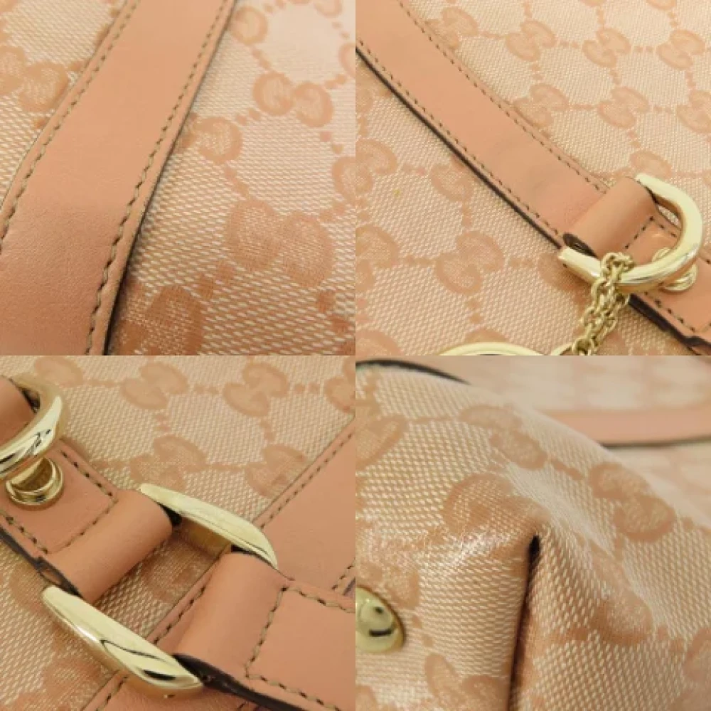 Gucci Vintage Pre-owned Canvas handbags Pink Dames