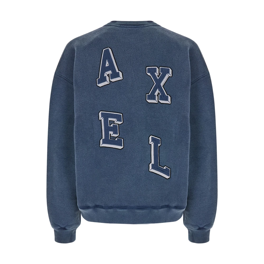Axel Arigato Geborduurde Sweater Blue Heren