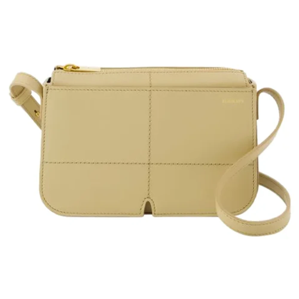 Burberry Leather crossbody-bags Beige Dames