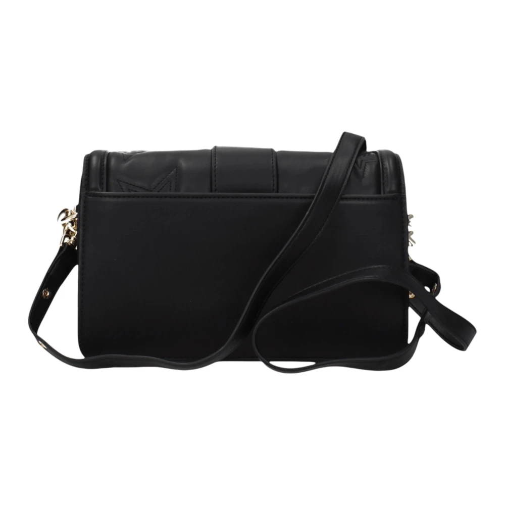 Versace Jeans Couture Zwarte Kunstleren Handtas Black Dames