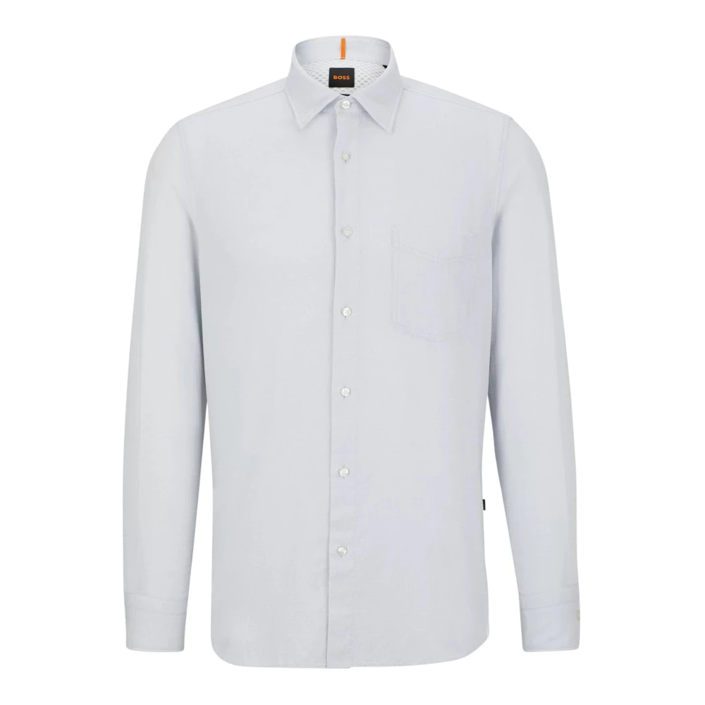 REGULAR-FIT SHIRT IN COTTON DOBBY