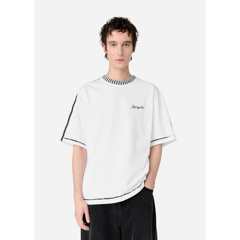 Axel Arigato Seam Relaxed T-Shirt White Heren