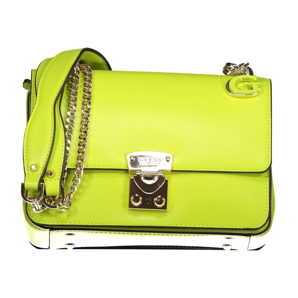Guess Groene Eliette Ketting Schoudertas Green Dames