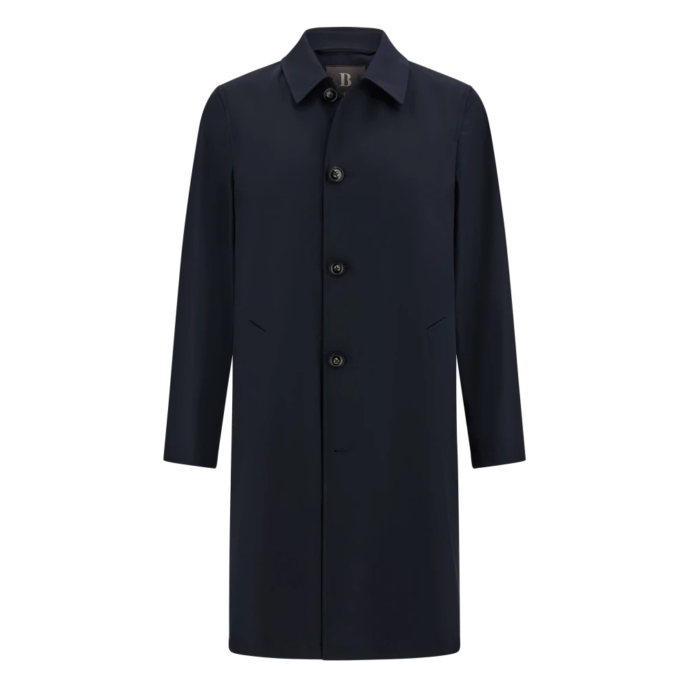 Boggi Milano Peacoat van technische katoen Blue Heren