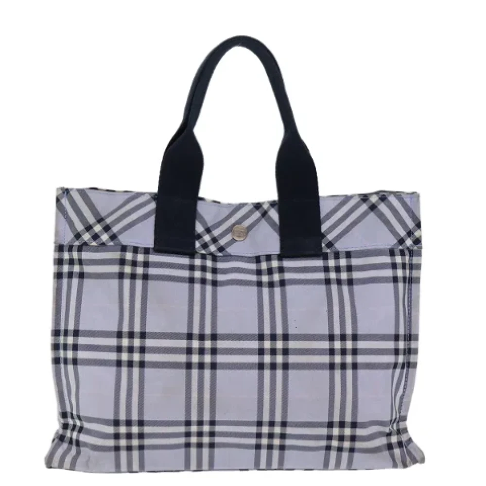 Burberry Vintage Pre-owned Nylon handbags Blue Dames