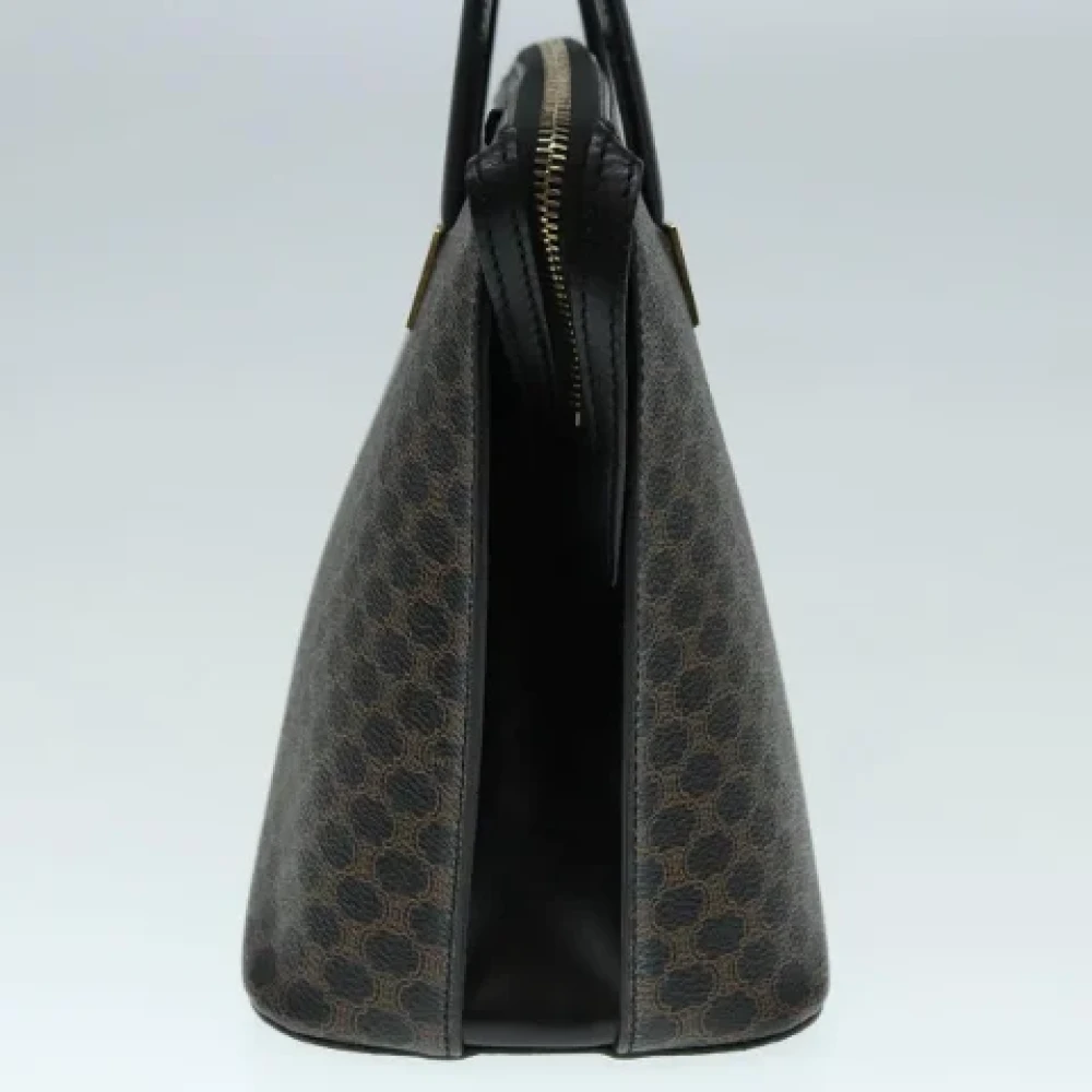 Celine Vintage Pre-owned Canvas handbags Black Dames