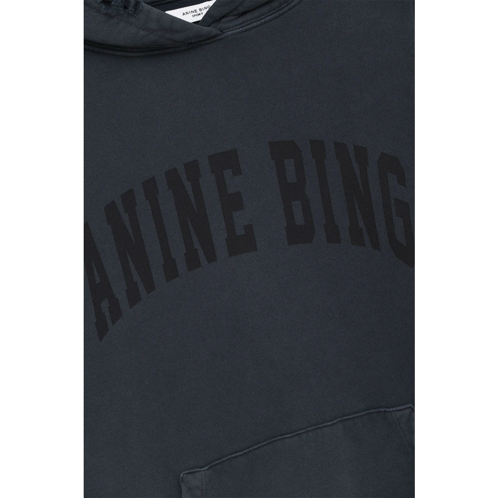 Anine Bing Harvey Sweatshirt Black Dames
