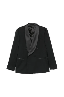 Virgin Wool Two-Piece Blazer