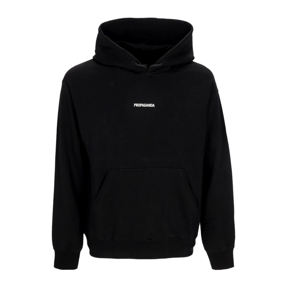 Propaganda Sunset Hoodie Lichtgewicht Lange Mouw Black Heren