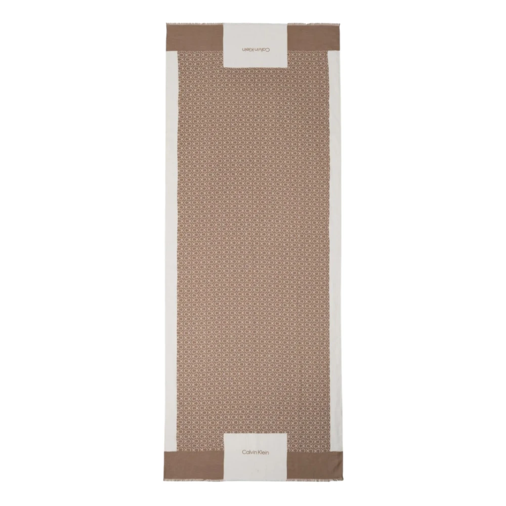Calvin Klein Lente Zomer Dames Pashmine en Foulard Beige Dames