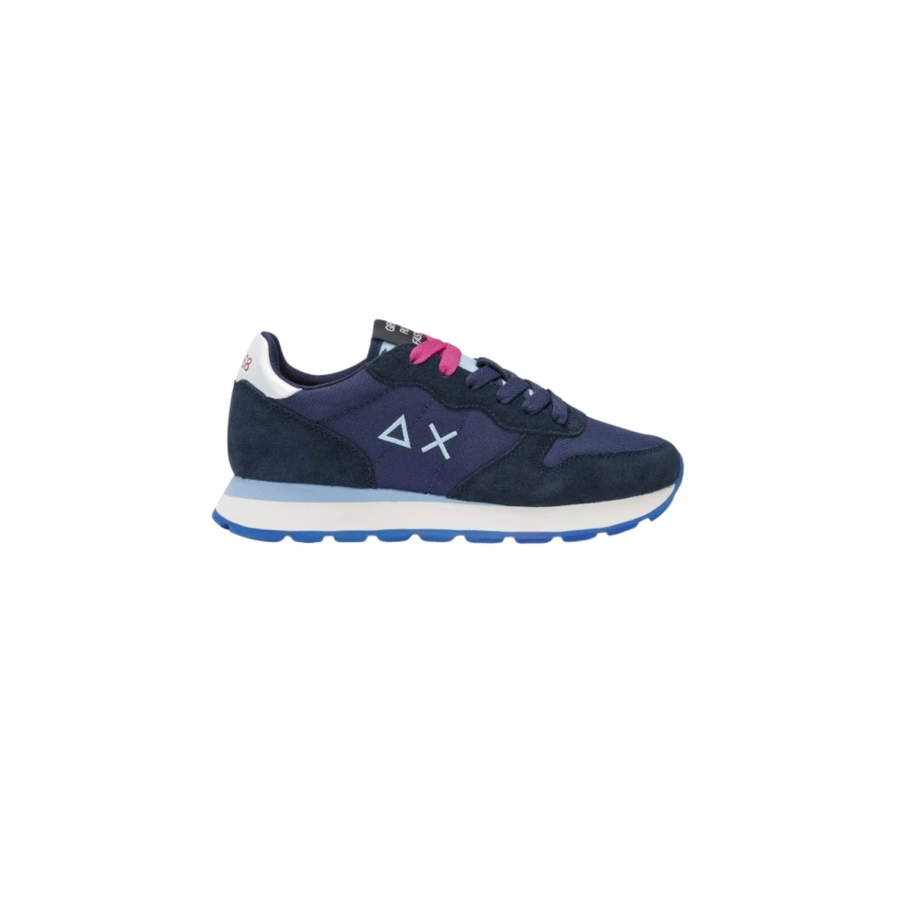 Sun68 Ally Solid Nylon Sneakers Dames Schoenen Blauw
