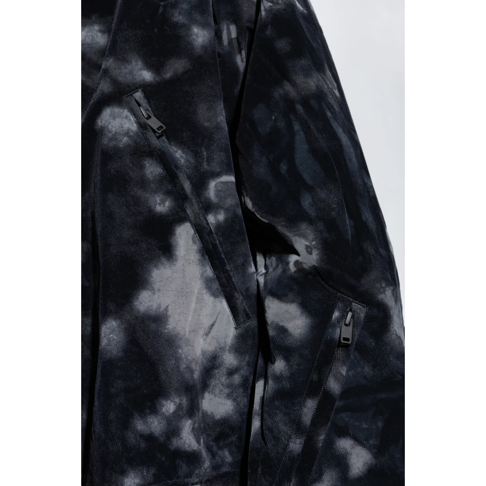 Y-3 Parka met fluwelen afwerking Black Heren