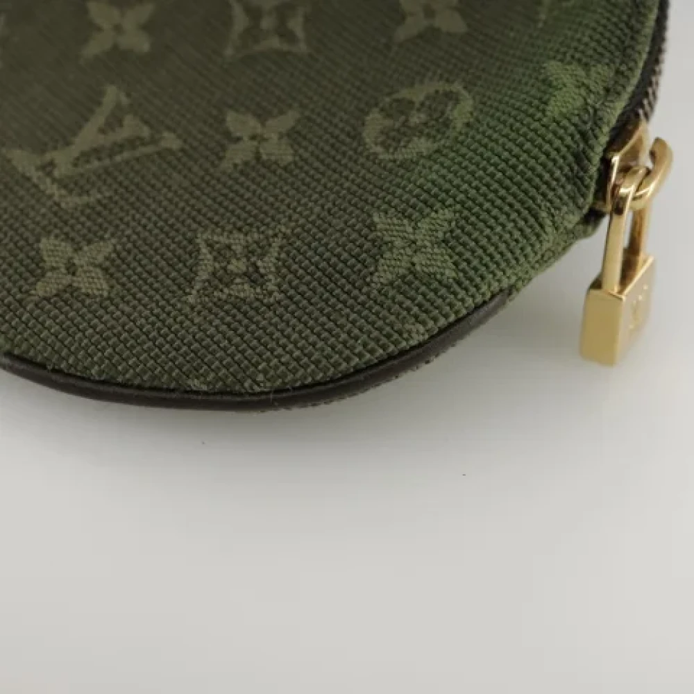 Louis Vuitton Vintage Pre-owned Canvas wallets Green Dames