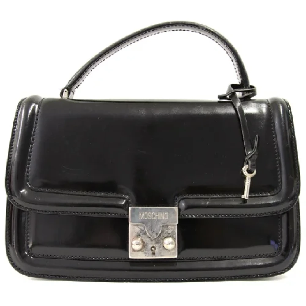 Moschino Pre-Owned Pre-owned Leather handbags Black Dames