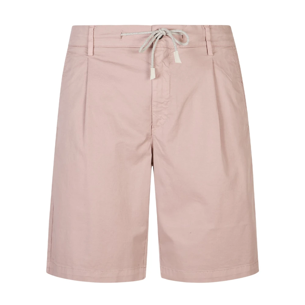 Eleventy Mannelijk Roze Korte Broeken Heren, W31, Katoen, Bermuda Jogger