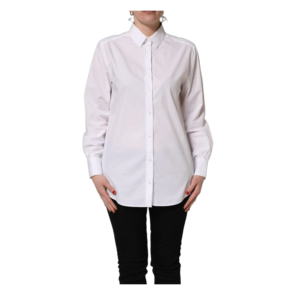Dolce & Gabbana Mujer Blanco - Camisa Abotonada - Blouses & Shirts - M - Camisa Abotonada