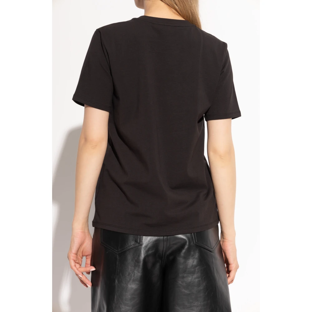 Michael Kors T-shirt met logo Black Dames