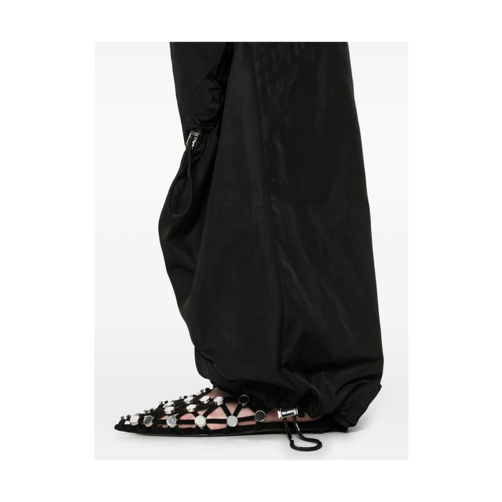 The Attico Zwarte Broek voor Vrouwen Black Dames