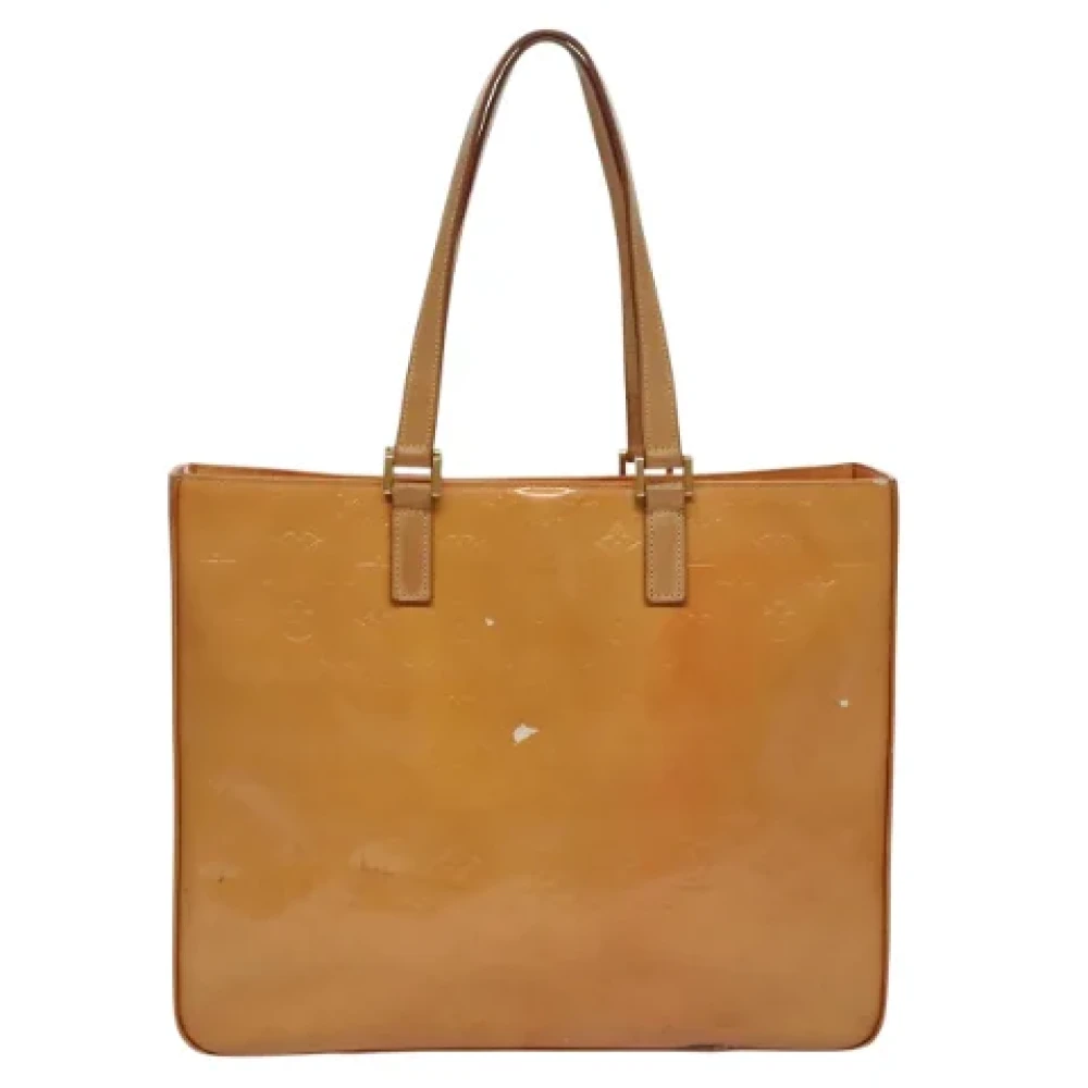 Louis Vuitton Vintage Pre-owned Leather totes Beige Dames