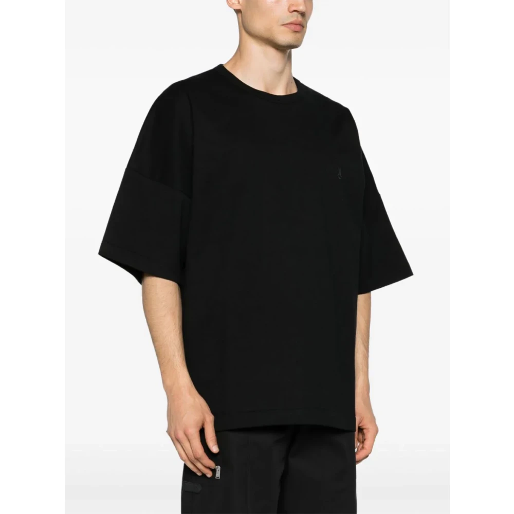 alexander mcqueen Zwart T-shirt met Oversized Logo Black Heren