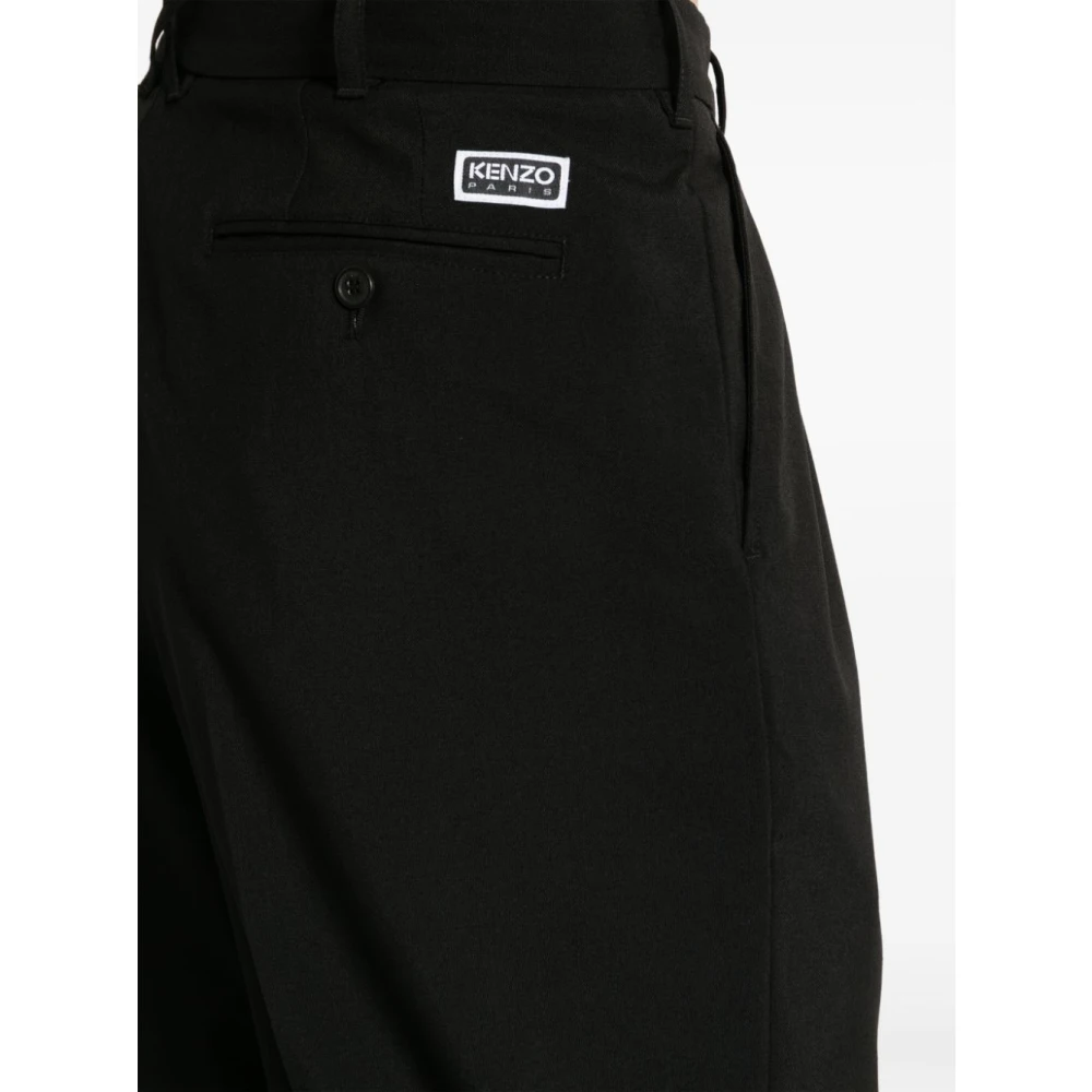 Kenzo Wide Trousers Black Heren