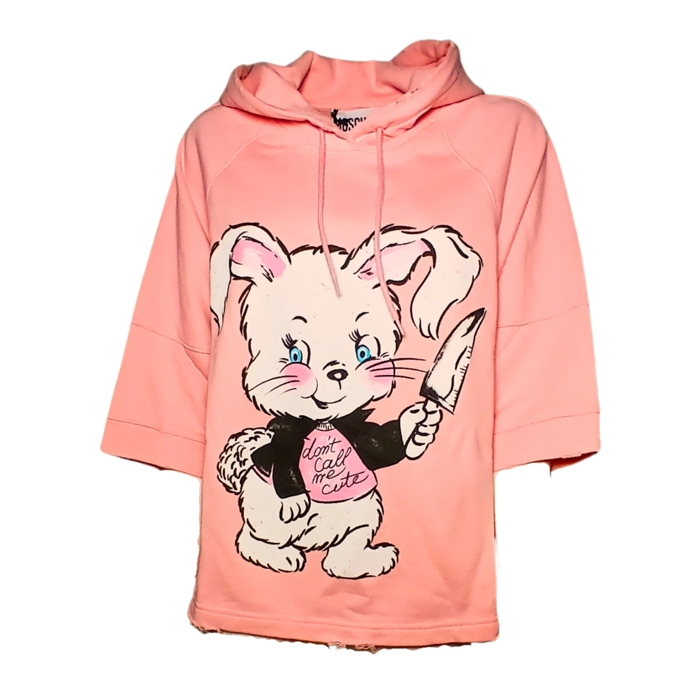 Moschino Stijlvolle Sweatshirts en Hoodies Collectie Pink Dames