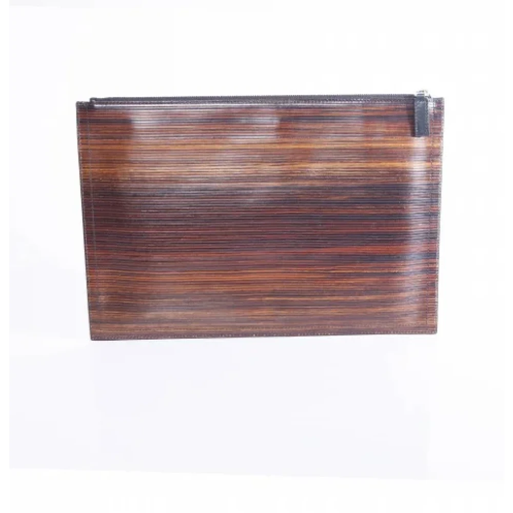 Givenchy Pre-owned Leather handbags Brown Dames