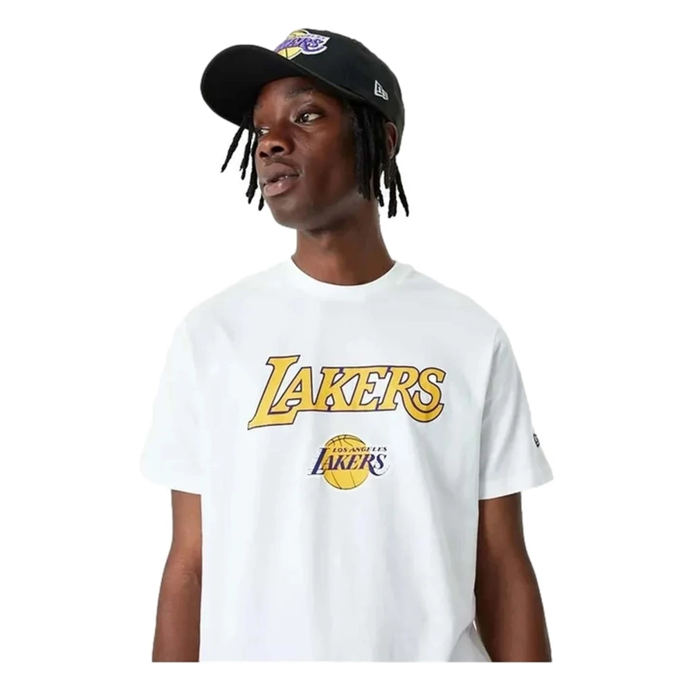 new era NBA Team Logo T-shirt White Heren