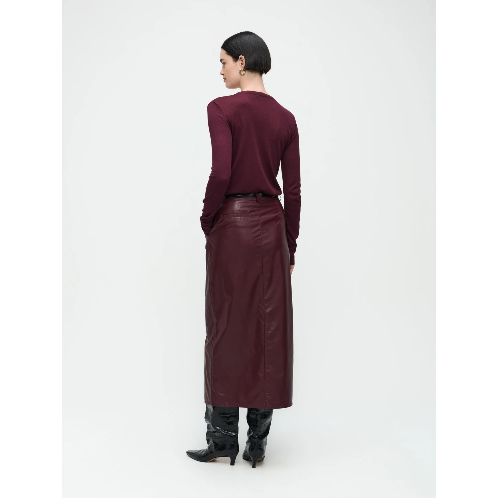 Jane Lushka Katherine Pu Pullover Red Dames