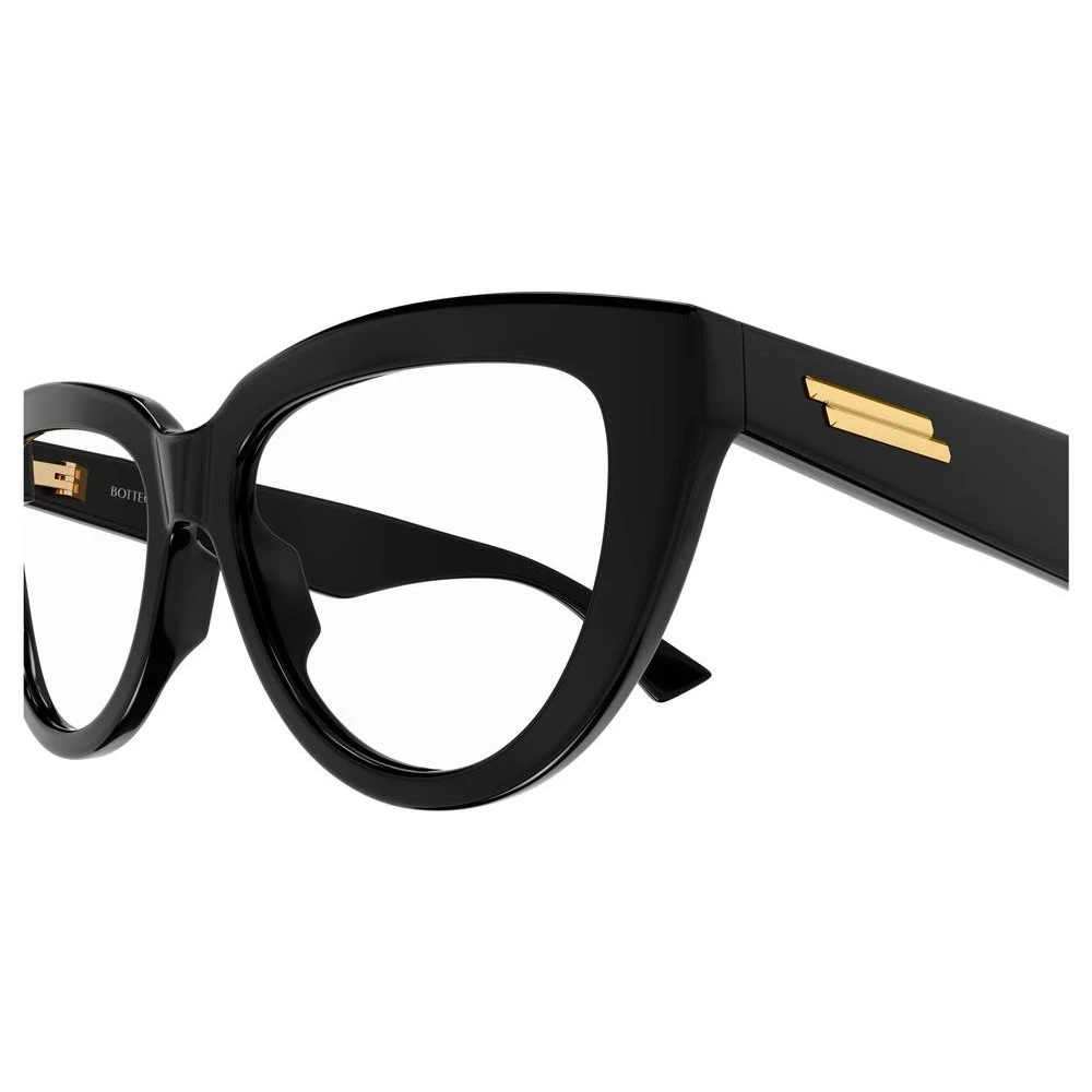 Bottega Veneta Matte Black Eyewear Frames Black Unisex