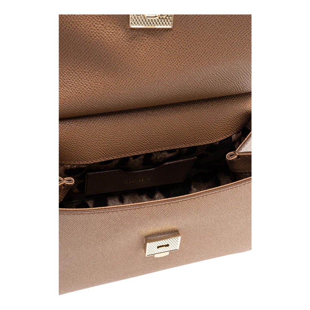 Dolce & Gabbana Handtas 'Sicily Medium' Brown Dames