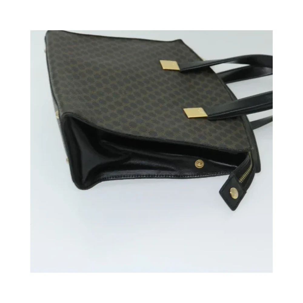 Celine Vintage Pre-owned Leather handbags Black Dames