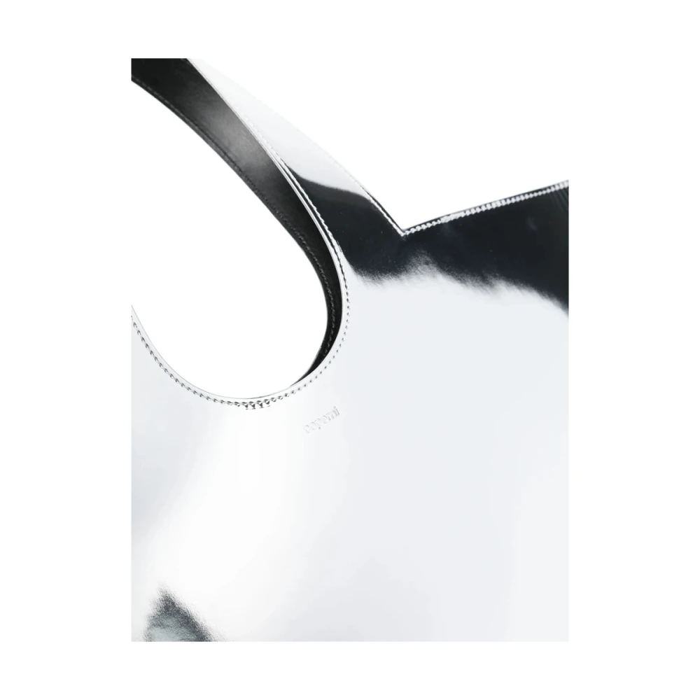 Coperni Zilverkleurige platte handtas Gray Dames