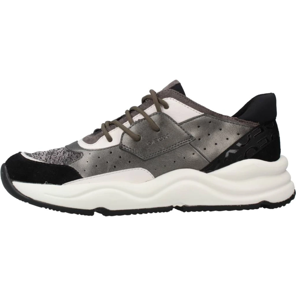 Geox Stijlvolle Topazio Damessneakers Dames Schoenen Zwart